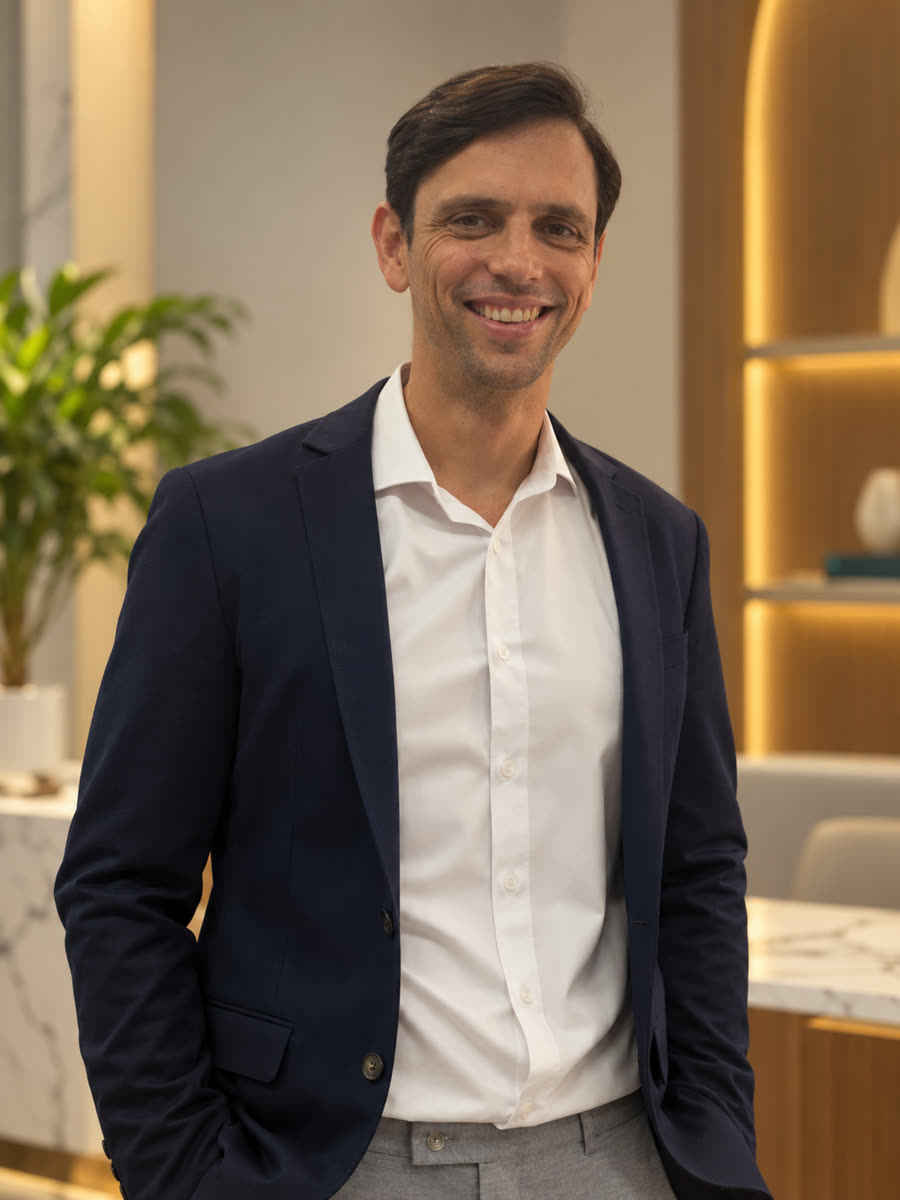 Dr. Diogo Vinicius no consultório